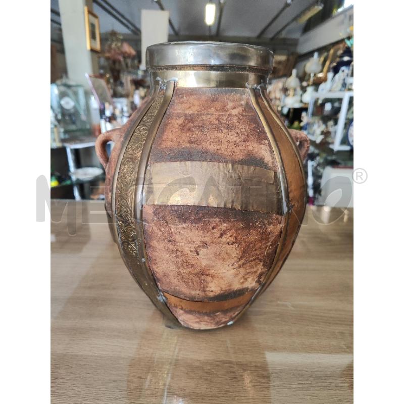 VASI TERRACOTTA INSERTI RAME 2 MANICI | Mercatino dell'Usato Vinci - fraz. sovigliana 3