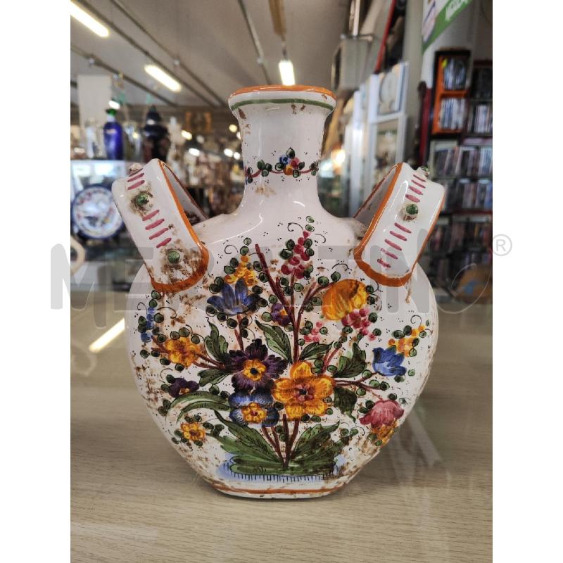 VASO CERAMICA TONDO 2 MANICI FIORI | Mercatino dell'Usato Vinci - fraz. sovigliana 1