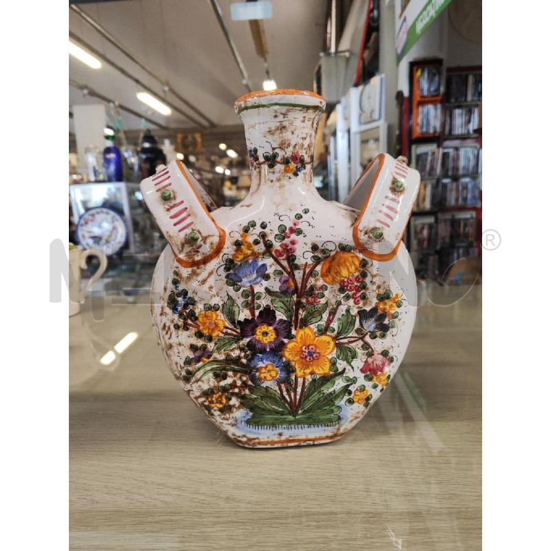 VASO CERAMICA TONDO 2 MANICI FIORI | Mercatino dell'Usato Vinci - fraz. sovigliana 2