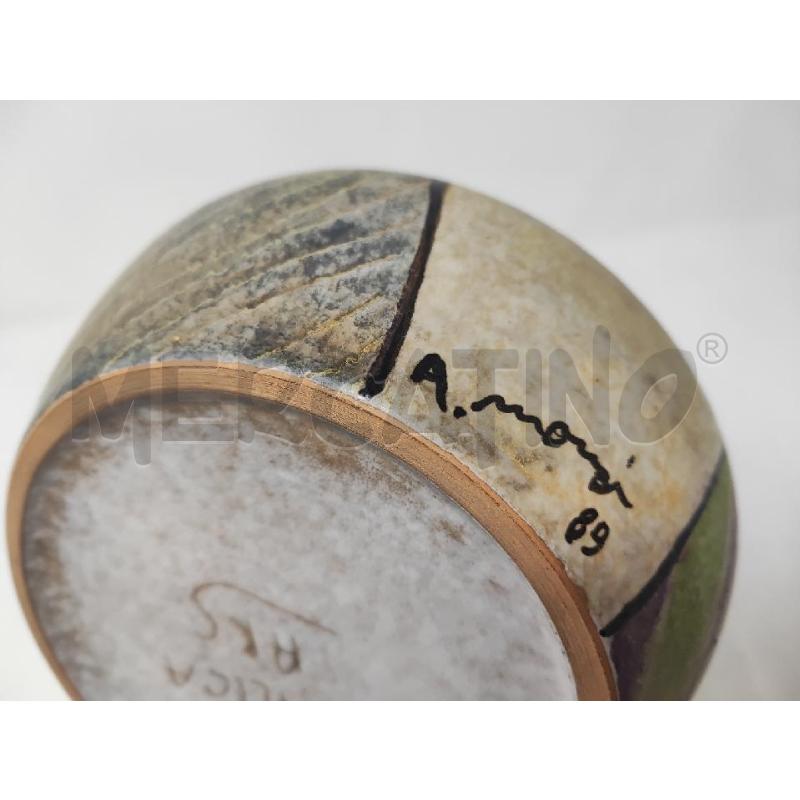 VASO CERAMICA VOLTI A. MANZI ITALICA ARS | Mercatino dell'Usato Vinci - fraz. sovigliana 5