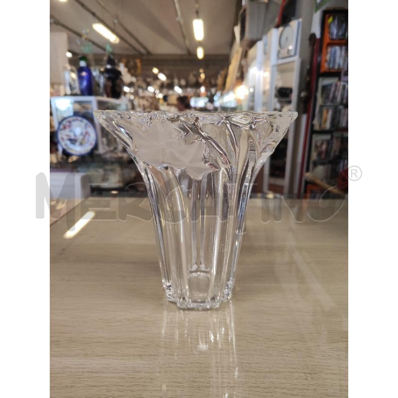 VASO CRISTALLO BOCCA SMERLATA FIORI  | Mercatino dell'Usato Vinci - fraz. sovigliana 1