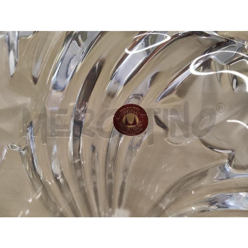 VASO CRISTALLO BOCCA SMERLATA FIORI  | Mercatino dell'Usato Vinci - fraz. sovigliana 3