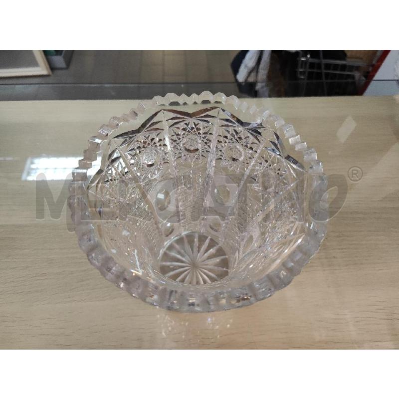 VASO CRISTALLO MOLATO BOCCA ALLARGATA  | Mercatino dell'Usato Vinci - fraz. sovigliana 2