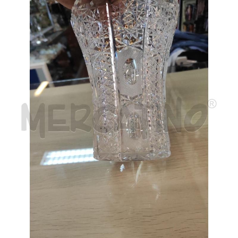 VASO CRISTALLO MOLATO BOCCA ALLARGATA  | Mercatino dell'Usato Vinci - fraz. sovigliana 3