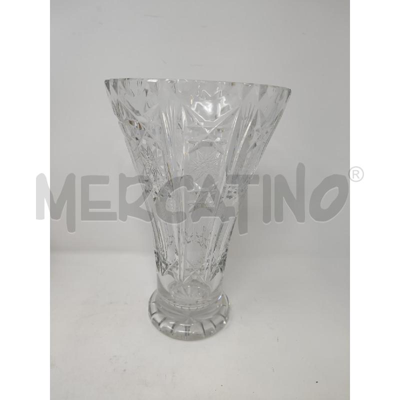 VASO CRISTALLO MOLATO BOCCA ALLARGATA  | Mercatino dell'Usato Vinci - fraz. sovigliana 1