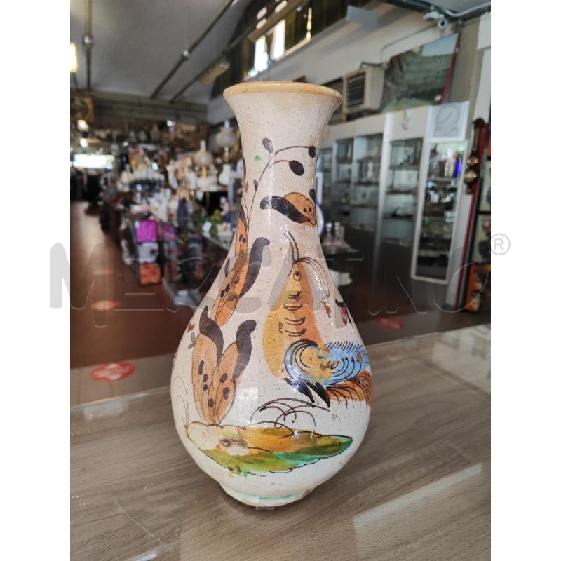 VASO IN TERRACOTTA DECORO UCCELLINI | Mercatino dell'Usato Vinci - fraz. sovigliana 1