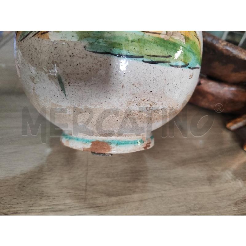 VASO IN TERRACOTTA DECORO UCCELLINI | Mercatino dell'Usato Vinci - fraz. sovigliana 3