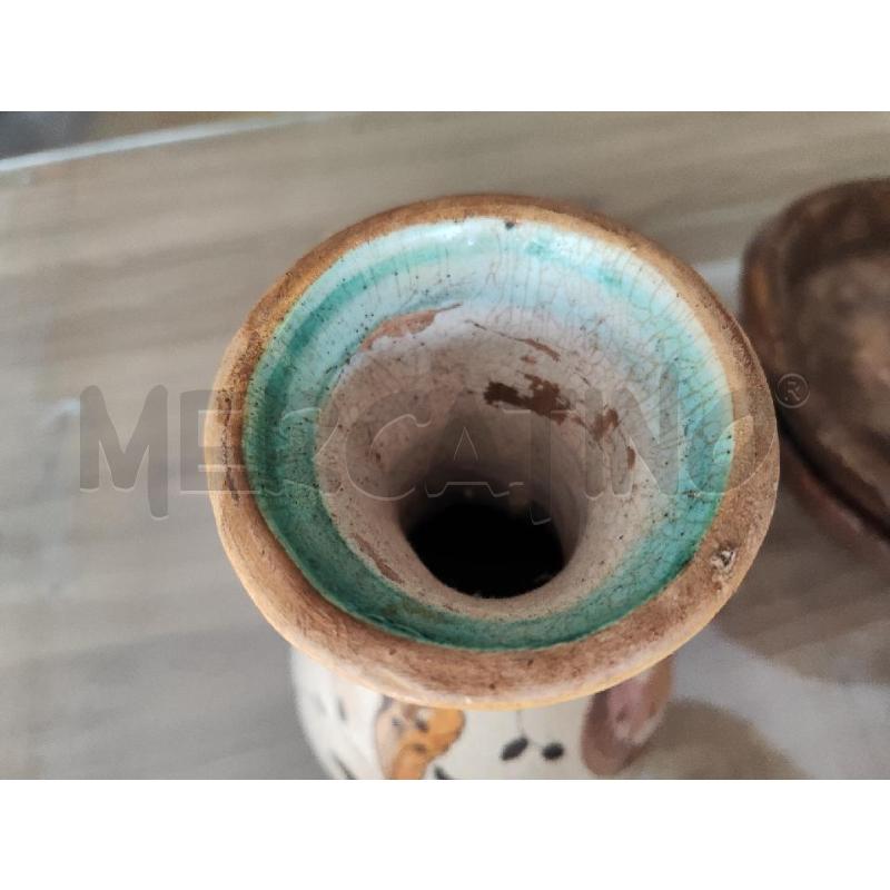 VASO IN TERRACOTTA DECORO UCCELLINI | Mercatino dell'Usato Vinci - fraz. sovigliana 4