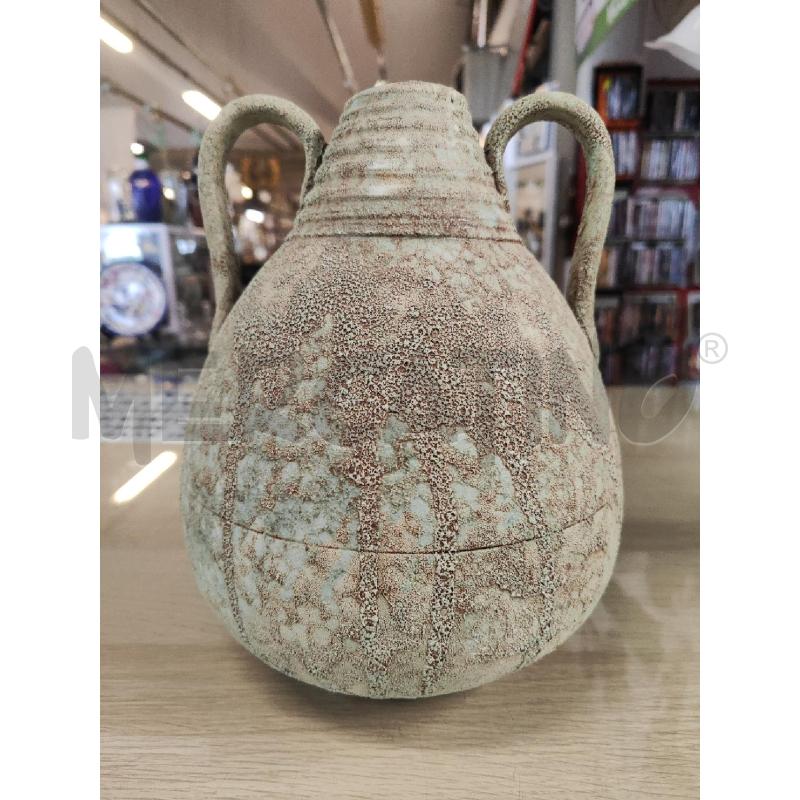 VASO IN TERRACOTTA INVECCHIATO 2 MANICI BOCCA RIGATA  | Mercatino dell'Usato Vinci - fraz. sovigliana 2