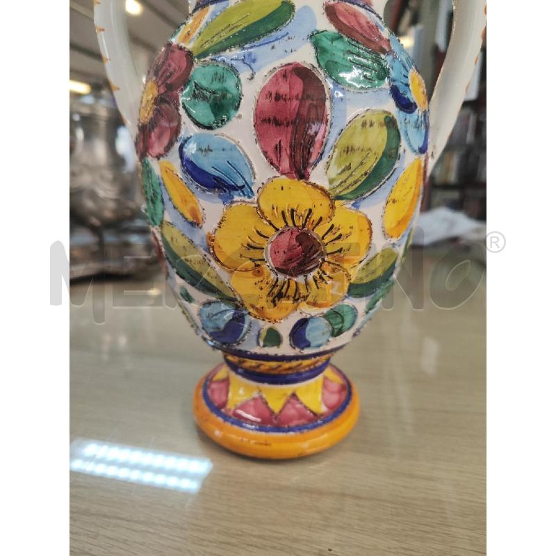 VASO IN TERRACOTTA TACCINI INCISO FIORI 2 MANICI | Mercatino dell'Usato Vinci - fraz. sovigliana 2