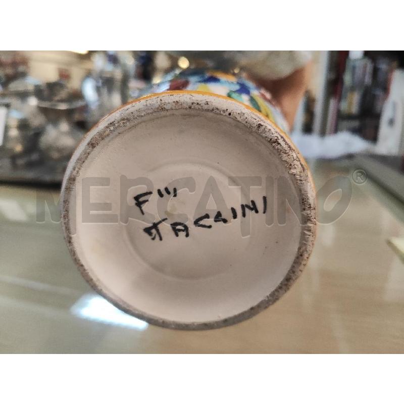 VASO IN TERRACOTTA TACCINI INCISO FIORI 2 MANICI | Mercatino dell'Usato Vinci - fraz. sovigliana 3