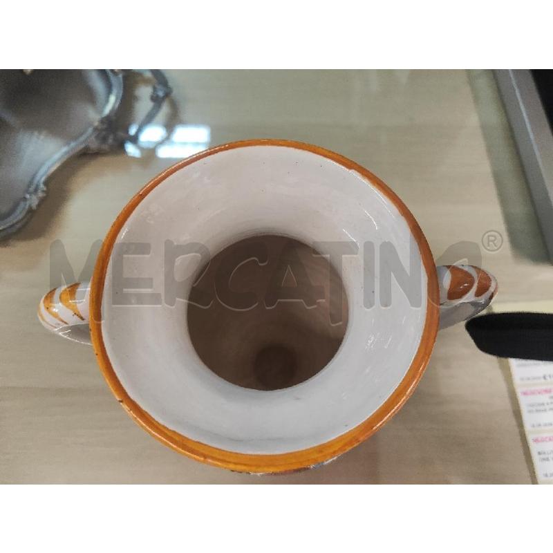 VASO IN TERRACOTTA TACCINI INCISO FIORI 2 MANICI | Mercatino dell'Usato Vinci - fraz. sovigliana 4