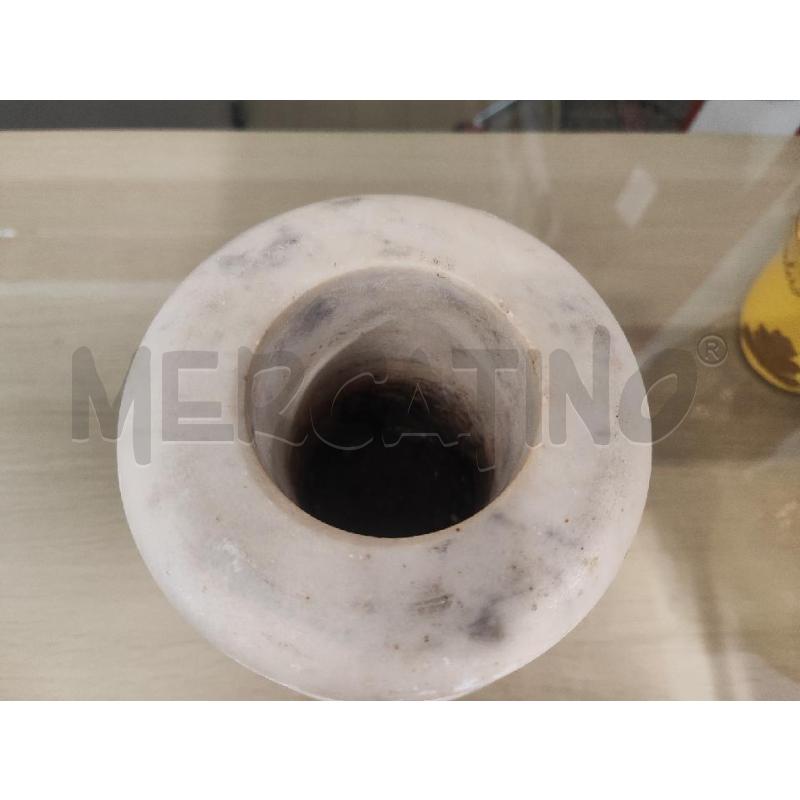 VASO MARMO H.25 BIANCO | Mercatino dell'Usato Vinci - fraz. sovigliana 2