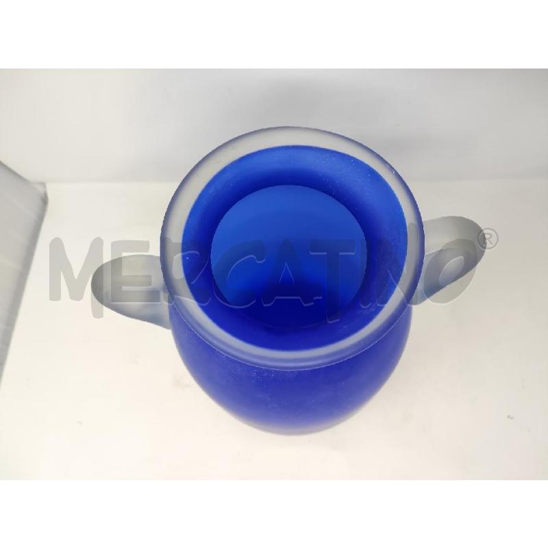 VASO VETRO BLU 2 MANICI | Mercatino dell'Usato Vinci - fraz. sovigliana 2