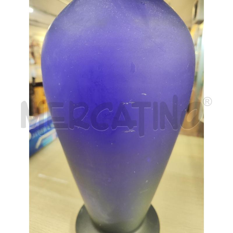 VASO VETRO BLU H.39 | Mercatino dell'Usato Vinci - fraz. sovigliana 2
