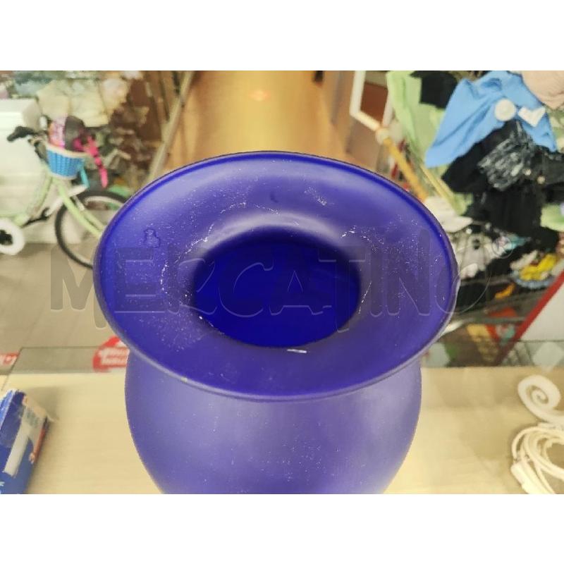 VASO VETRO BLU H.39 | Mercatino dell'Usato Vinci - fraz. sovigliana 3