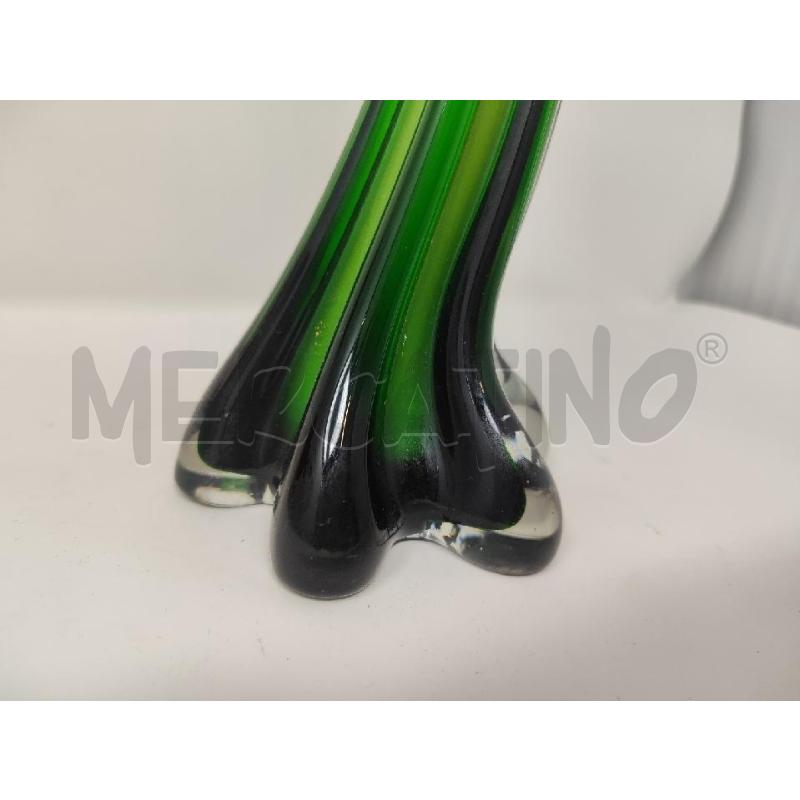 VASO VETRO MURANO FIORECAMPANULA ROSA H. 40 CM | Mercatino dell'Usato Vinci - fraz. sovigliana 4