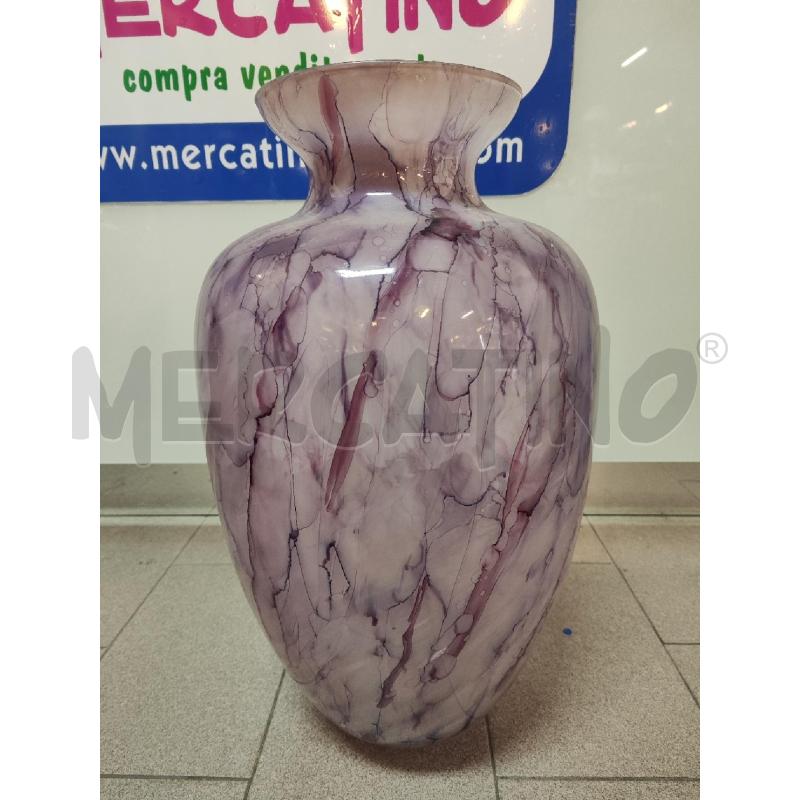 VASO VETRO SFUMATO VIOLA NUOVO H.52 | Mercatino dell'Usato Vinci - fraz. sovigliana 1