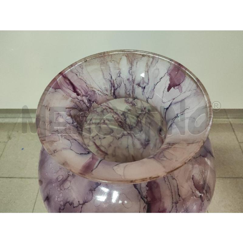 VASO VETRO SFUMATO VIOLA NUOVO H.52 | Mercatino dell'Usato Vinci - fraz. sovigliana 2