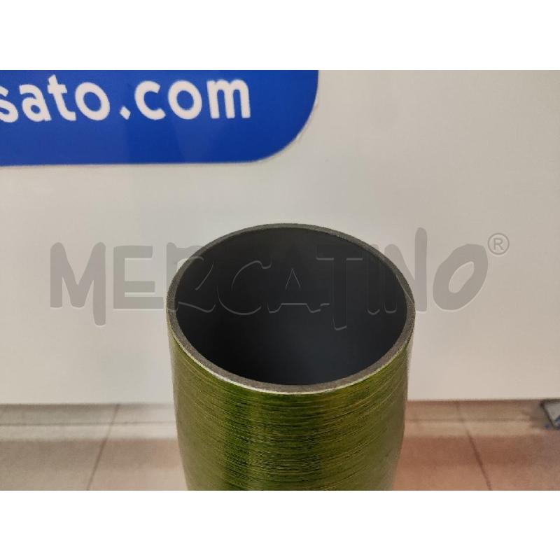 VASO VETRO VERDE RIGATO NUOVO H.50 | Mercatino dell'Usato Vinci - fraz. sovigliana 2