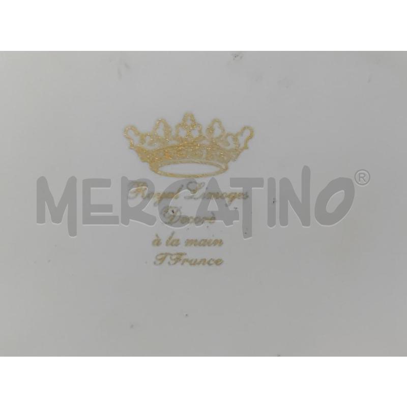 VASSOIETTO OVALE ROYAL LIMOGES TESTA BIANCO ORO | Mercatino dell'Usato Vinci - fraz. sovigliana 2
