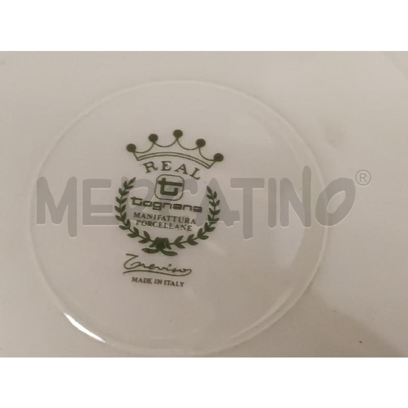 VASSOIO OVALE + VASSOIO TONDO + 1 CIOTOLA TOGNANA FIORI GRIGI | Mercatino dell'Usato Vinci - fraz. sovigliana 3
