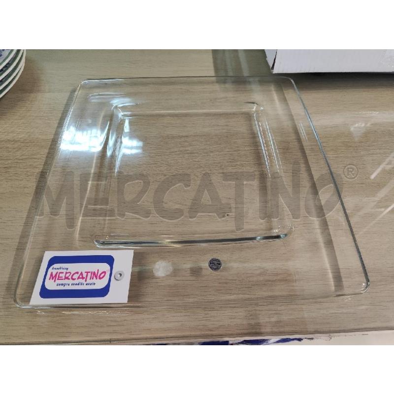VASSOIO QUADRATO CRISTALLO G. GIANI | Mercatino dell'Usato Vinci - fraz. sovigliana 2