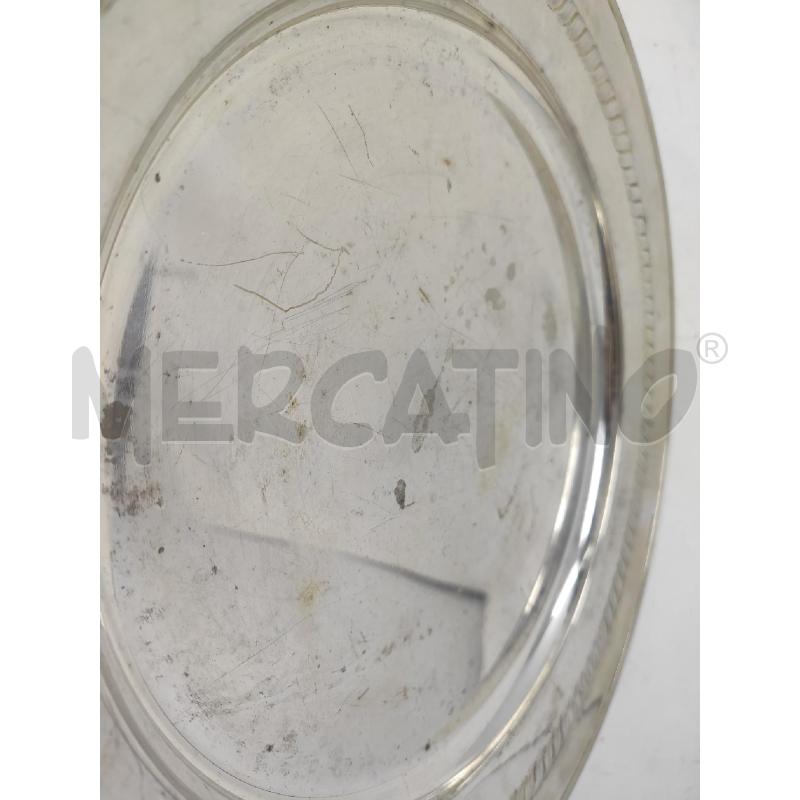 VASSOIO TONDO SILVER PLATE BORDO CORDA | Mercatino dell'Usato Vinci - fraz. sovigliana 2