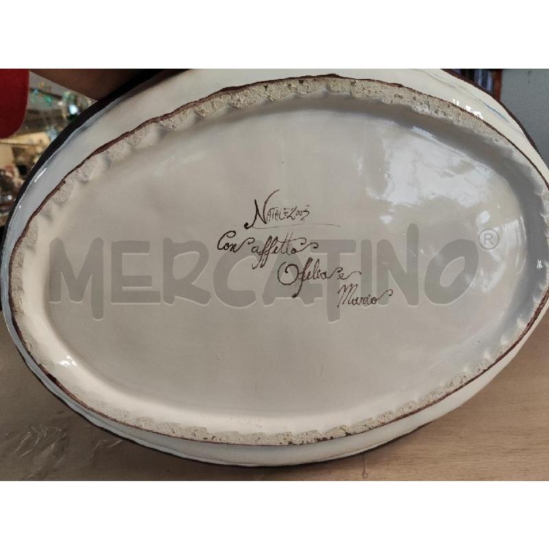 VASSOIO + BARATTOLO BISCOTTI CERAMICA GIALLA | Mercatino dell'Usato Vinci - fraz. sovigliana 4