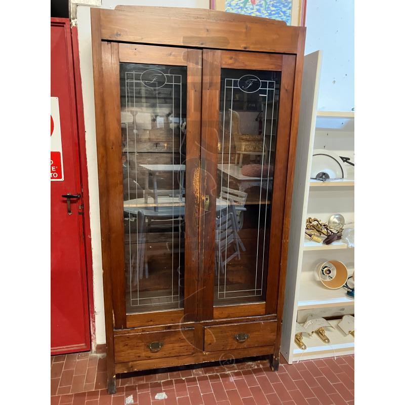 VETRINA IN LEGNO 2 ANTE | Mercatino dell'Usato Vinci - fraz. sovigliana 1