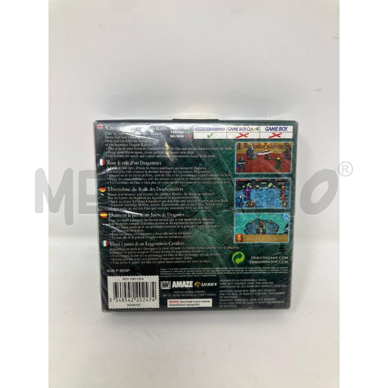VIDEO GIOCO GAME BOY ADVANCE ERAGON NUOVO SIGILLATO | Mercatino dell'Usato Vinci - fraz. sovigliana 2