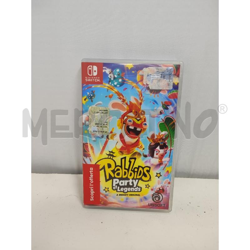 VIDEO GIOCO X NINTENDO SWITCH RABBIDS PARTY OF LEGENDS  | Mercatino dell'Usato Vinci - fraz. sovigliana 1