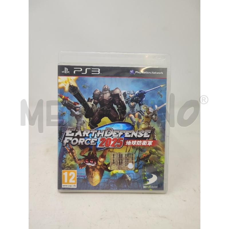 VIDEO GIOCO X PS3 EARTH DEFENSE FORCE 2025 | Mercatino dell'Usato Vinci - fraz. sovigliana 1