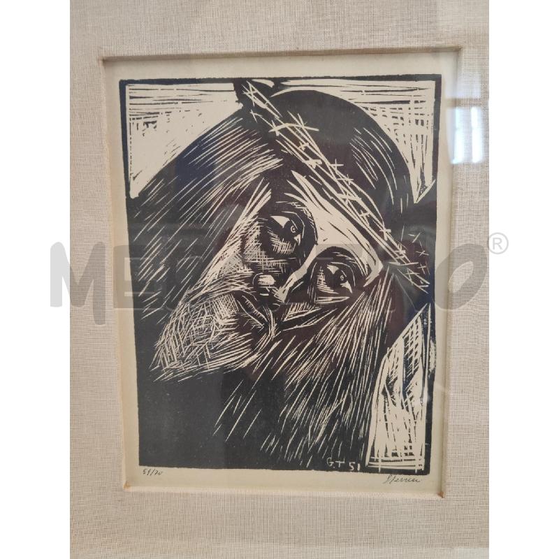 XILOGRAFIA GINO TERRENI CRISTO 51/70 | Mercatino dell'Usato Vinci - fraz. sovigliana 2