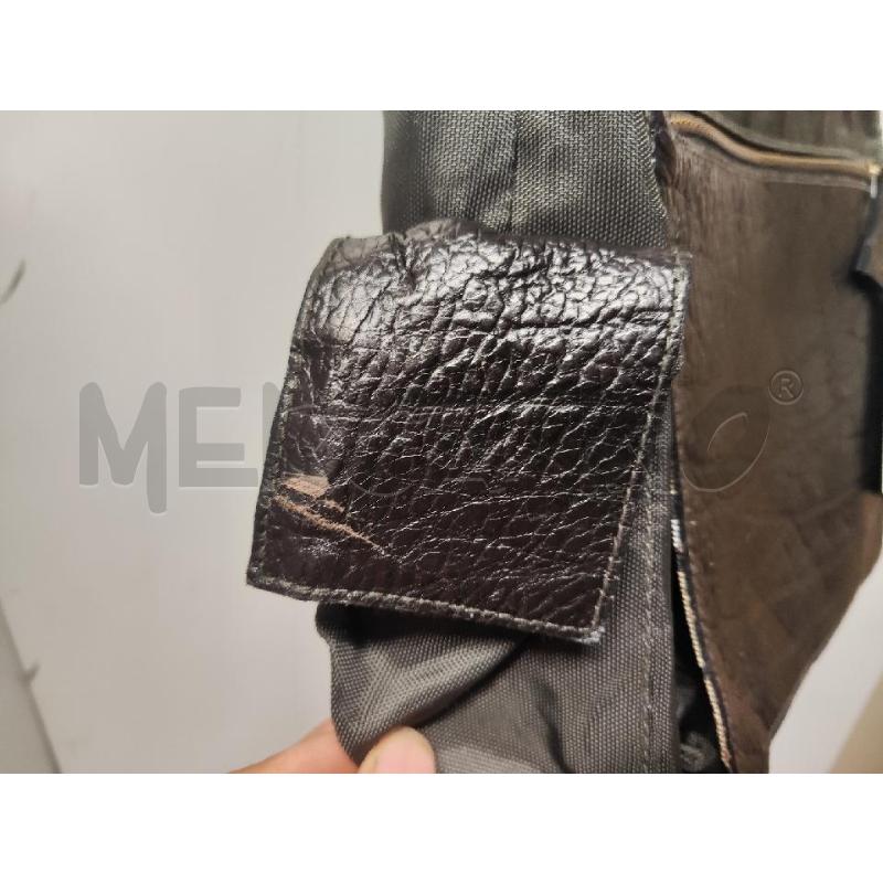 ZAINO ZIPPO TESSUTO GRIGIO INSERTI PELLE  | Mercatino dell'Usato Vinci - fraz. sovigliana 4
