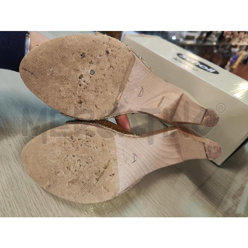 ZOCCOLI DONNA SCHOLL GLITTER ORO N.39 | Mercatino dell'Usato Vinci - fraz. sovigliana 2