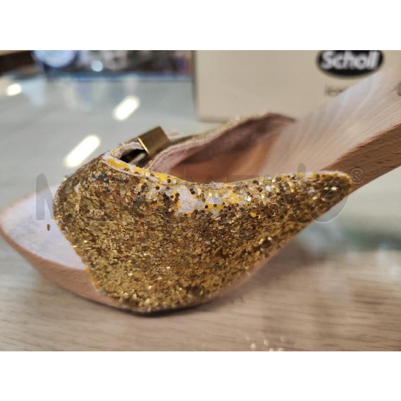 ZOCCOLI DONNA SCHOLL GLITTER ORO N.39 | Mercatino dell'Usato Vinci - fraz. sovigliana 5
