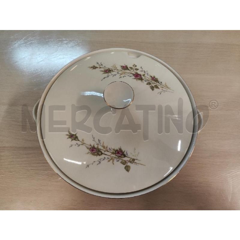ZUPPIERA TONDA BAVARIA FIORELLINI ROSA | Mercatino dell'Usato Vinci - fraz. sovigliana 2