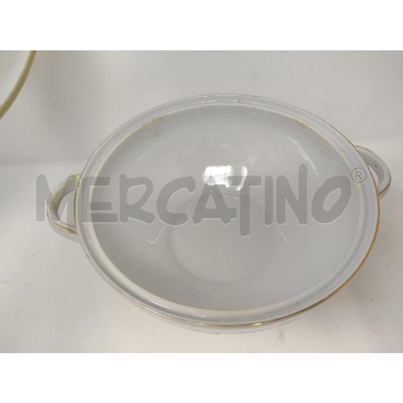 ZUPPIERA TONDA CERAMICA BAVARIA FIORI ROSA | Mercatino dell'Usato Vinci - fraz. sovigliana 2