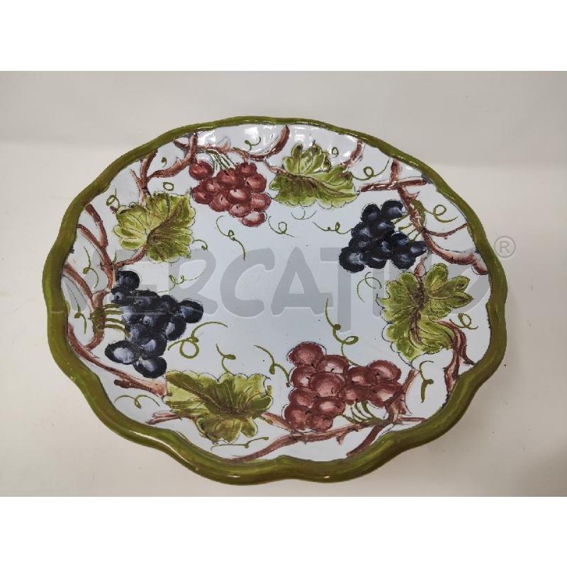 ZUPPIERA + CIOTOLA CERAMICA MONTELUPO DECORO UVA  | Mercatino dell'Usato Vinci - fraz. sovigliana 4