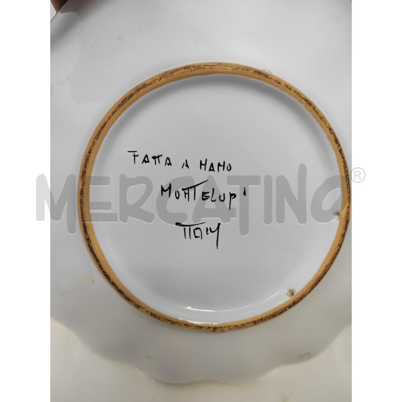 ZUPPIERA + CIOTOLA CERAMICA MONTELUPO DECORO UVA  | Mercatino dell'Usato Vinci - fraz. sovigliana 5