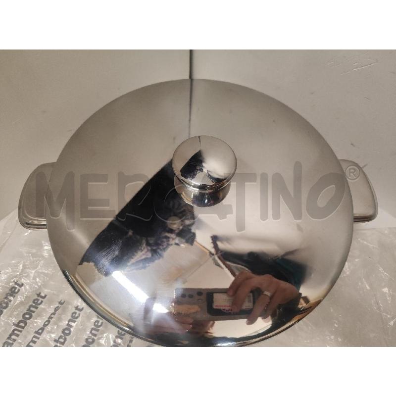 ZUPPIERA # SAMBONET ACCIAIO + COPERCHIO NUOVA | Mercatino dell'Usato Vinci - fraz. sovigliana 2