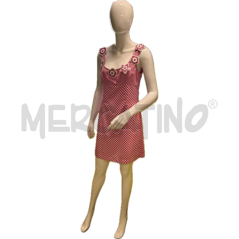 ABITO DONNA MOSCHINO QUADRI ROSA BIANCHI | Mercatino dell'Usato Genova sampierdarena 1