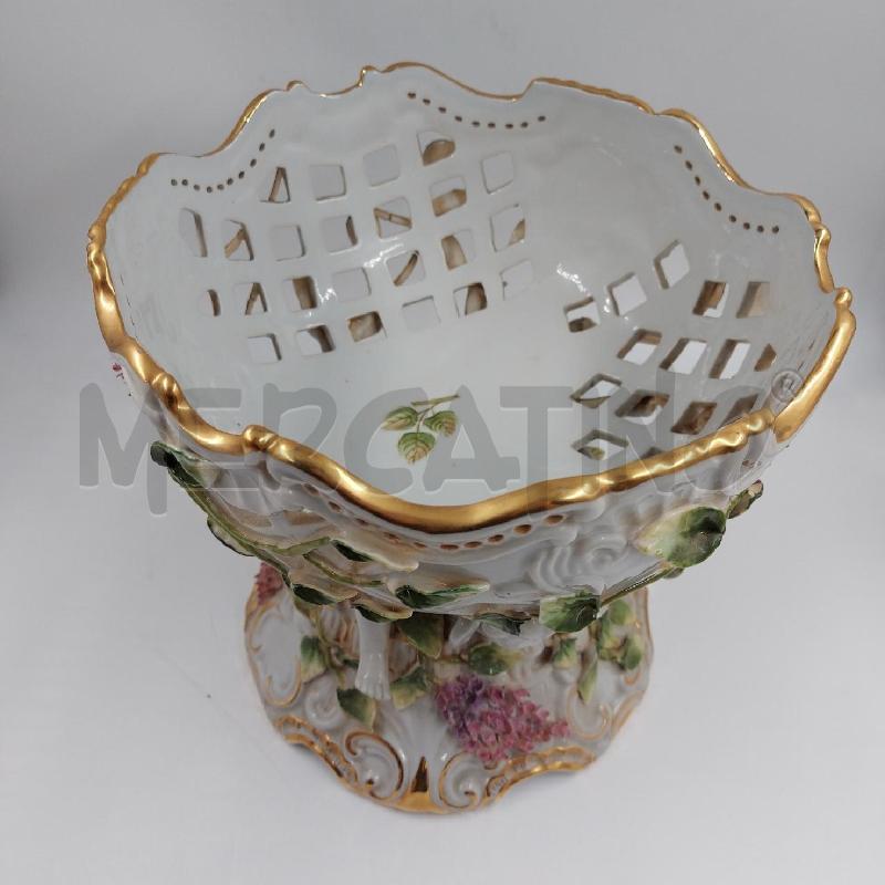 ALZATA DIF GRANDE CON PUTTI DECORO FLOREALE | Mercatino dell'Usato Genova sampierdarena 4