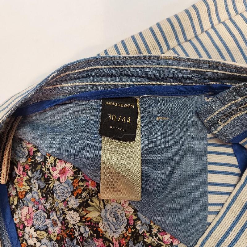 BERMUDA UOMO G LUPO RIGHE BEIGE AZZU | Mercatino dell'Usato Genova sampierdarena 3