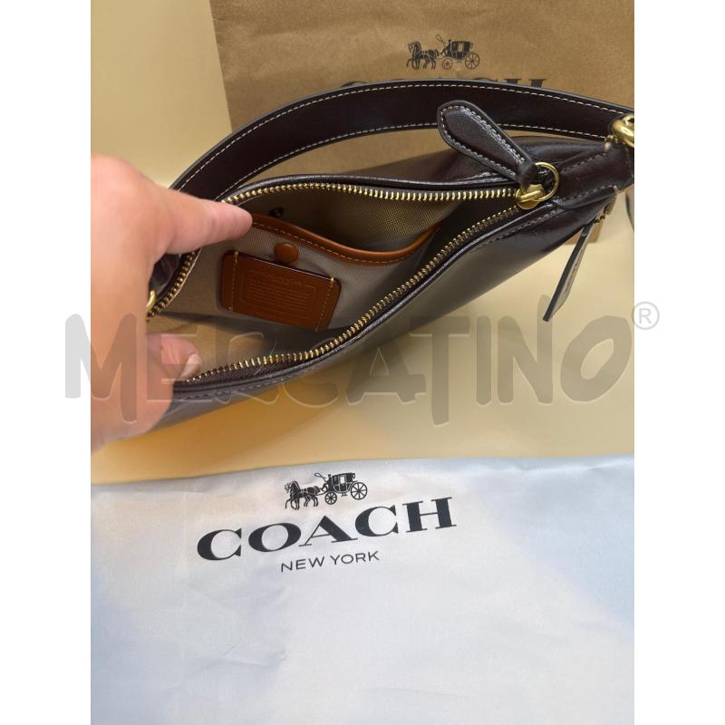 BORSA DONNA COACH MARRONE | Mercatino dell'Usato Genova sampierdarena 4