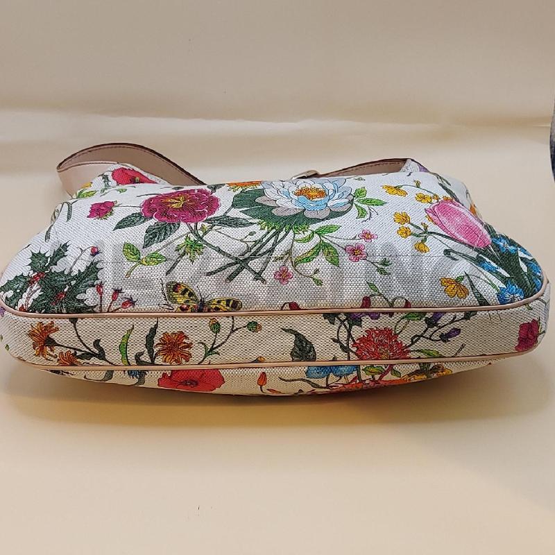 BORSA DONNA GUCCI BAG FLORA BIANCA 137335002058 | Mercatino dell'Usato Genova sampierdarena 4