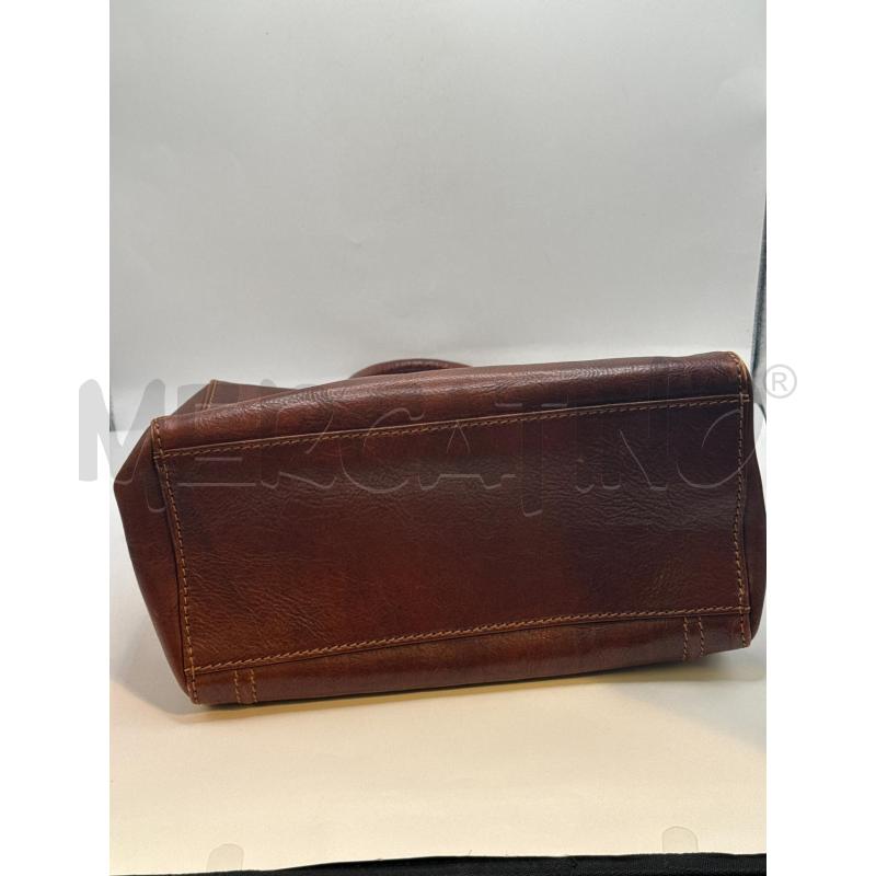 BORSA DONNA MARRONE PELLE THE BRIDGE  | Mercatino dell'Usato Genova sampierdarena 3