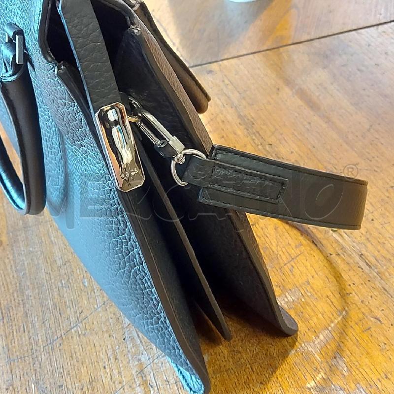 BORSA DONNA NERA HAGS PELLE VERA | Mercatino dell'Usato Genova sampierdarena 3
