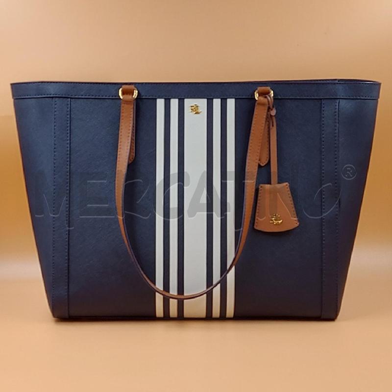 BORSA DONNA RALPH LAUREN BLU  | Mercatino dell'Usato Genova sampierdarena 1